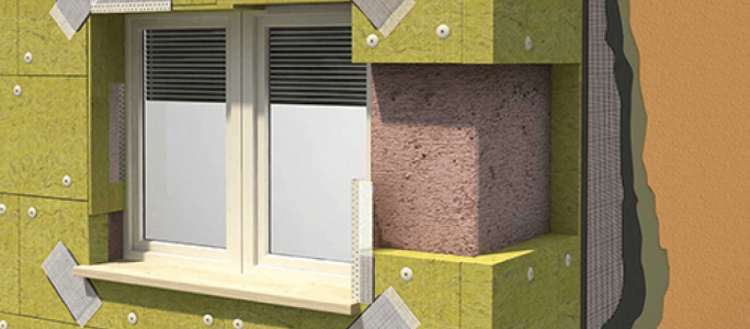 Insulation and facade