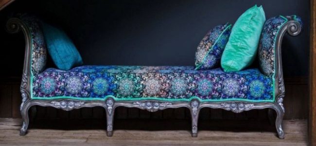 Upholster an antique sofa