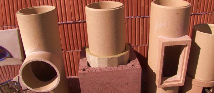 Chimney for central heating