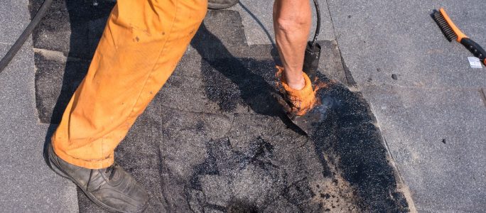 Flat roof protection