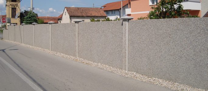 Build a concrete wall