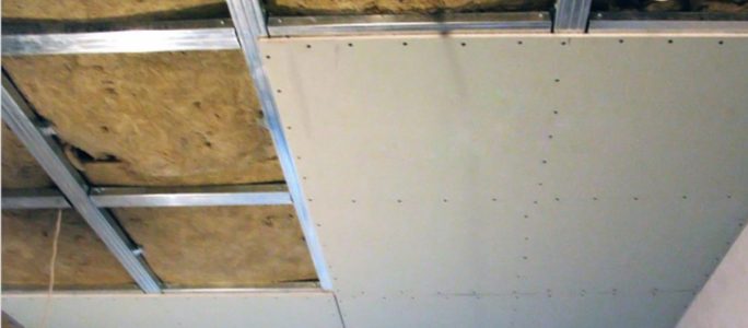 Installation of gypsum boards