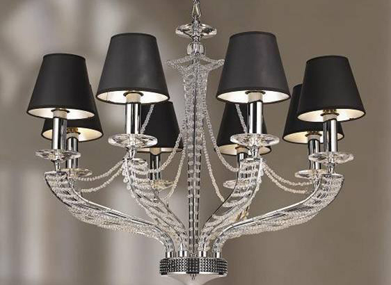 Placing a chandelier