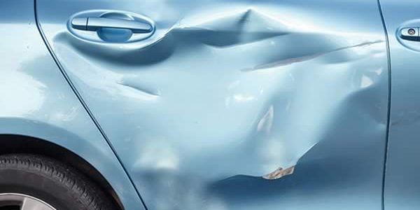 Damage to the sheet metal