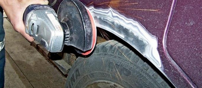 Removing rust from fenders
