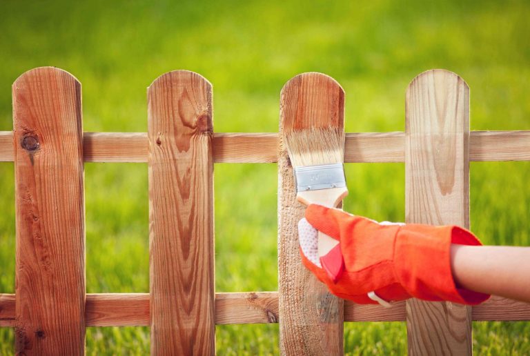 Painting the fence